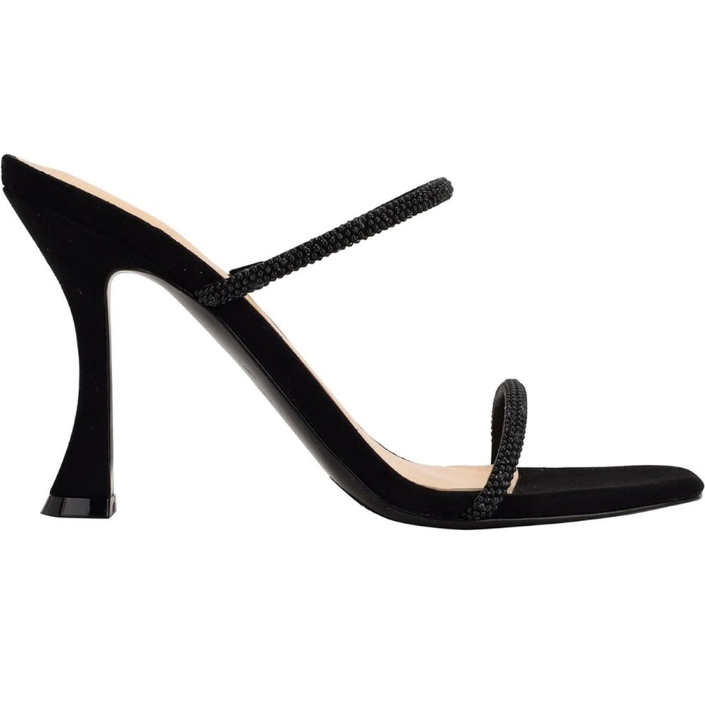 Guess Black Strappy Heels